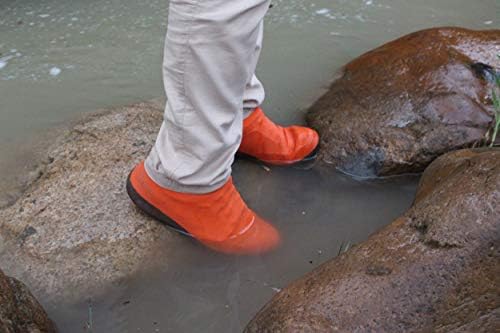 Tampas de sapatos à prova d'água de Maiku - borracha natural macia. Capa de sapato para a neve de chuva. À prova