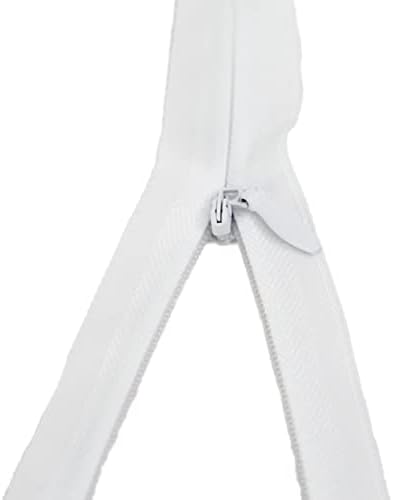 Leduc ZIP-5PC White Invisible-Size 60cm, 60cm, 5 peças