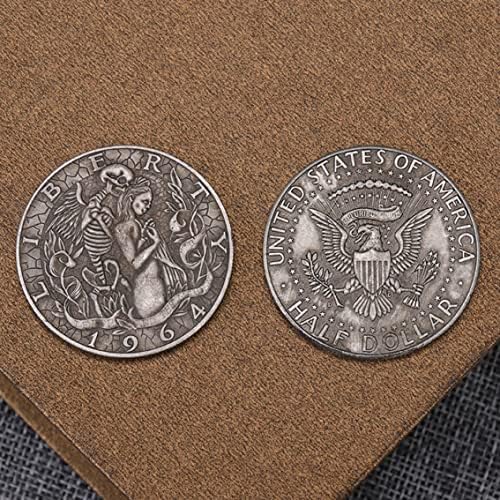 Yapthes Devil and Beauty Silver Coin, 1964 Moeda de prata de prata Rara moeda comemorativa rara em