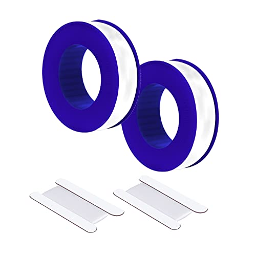Kinbom 2 rolos 0,5x708 polegadas fitas de selo de rosca e tubos de 2pcs 0,5x39 polegadas selando fita teflon para