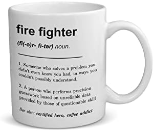 Caneca de bombeiro, idéias de presentes para bombeiros, bombeiros, xícara de chá de café de bombeiro