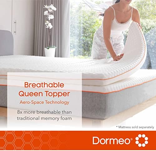 Dormeo Mattress Topper Queen - alívio do colchão de tecnologia Octaspring - Toppers de cama queen -size,