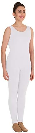 Body Wrappers Womens Tank Unitard -wite -s