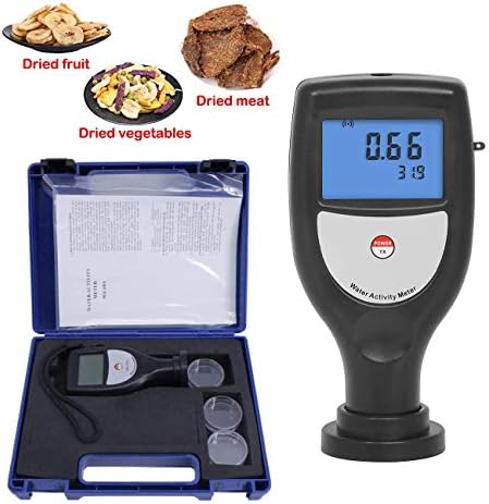 28x23x8cm Medidor de umidade digital, medidor de atividade de água alimentar inteligente, analisador de atividade