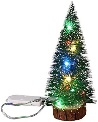 com decoração de decoração de desktop LED Mini luzes de natal árvore de Natal Casa de decoração de carro pendurado