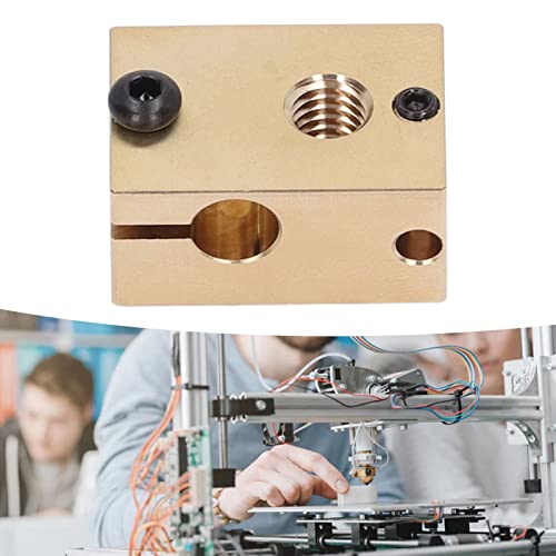 Bloco de aquecimento de extremidade a quente, 3D Princher Block Brass de alta resistência para impressão