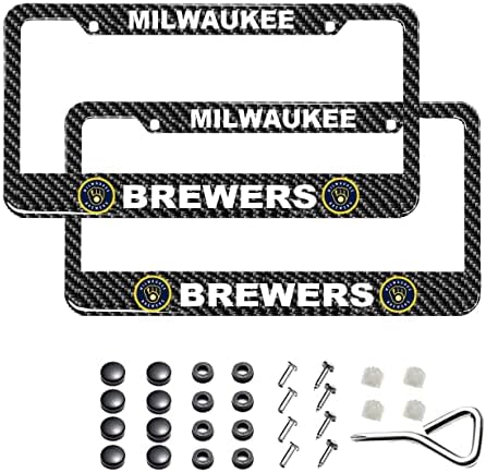 Quadro de placa compatível com fabricantes de cerveja Milwaukee, fibra de carbono
