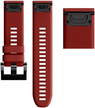 KFAA 26 22 22 mm de faixa de vigilância para Garmin Fenix ​​7x 7 7s Assista Quick Release Silicone EasyFit Strap Strap
