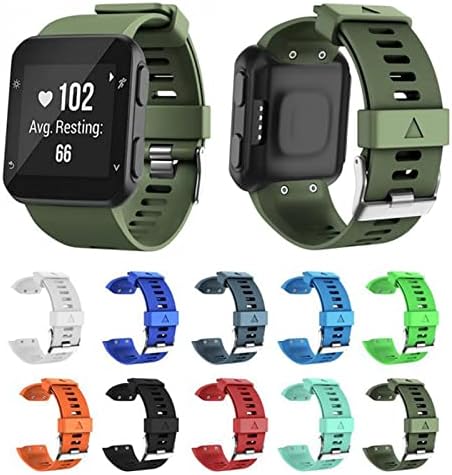 GXFCUK Silicone Smart Watch Straps pulseira pulseira de pulseira para Garmin Forerunner 35 Watch Bands Substituição