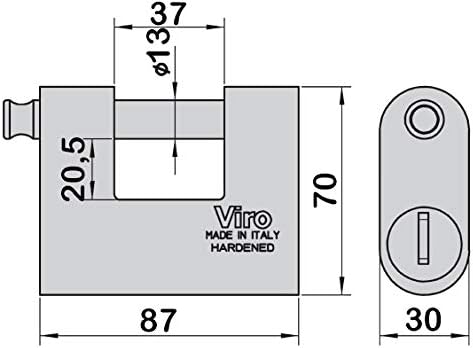 VIRO 4154.69 EUROMONOLITH, KA 0, base 87 mm