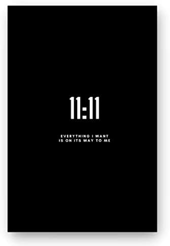 Caderno 11:11 - Melhor caderno forrado para diário diário, ajude você a alcançar seus objetivos, manifestar sonhos