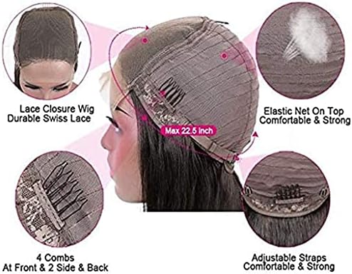 XZGDEN WIGS Hair peruca onda de peruca de cabelos Cabelo humano Cabelo de cabelo humano peruca