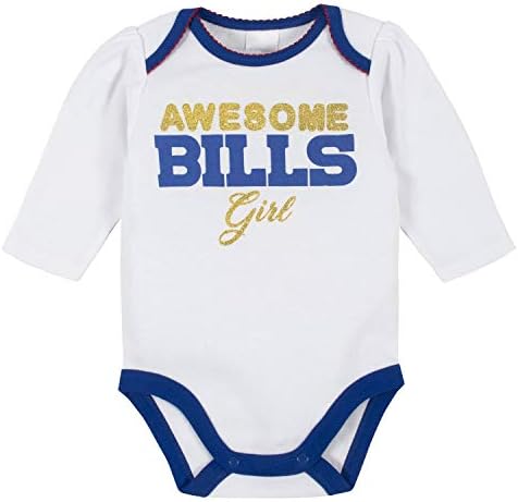 NFL Baby-Girls 3 Pack Bodysuit Poot Poot e Cap Registry Gift Greet