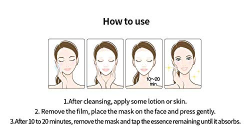 SNP - Jeju Rest Rest Marine Water Korean Face Sheet Máscara - umidade intensiva para pele extremamente seca e sensível - 10 folhas de beleza máscaras faciais para mulheres e homens