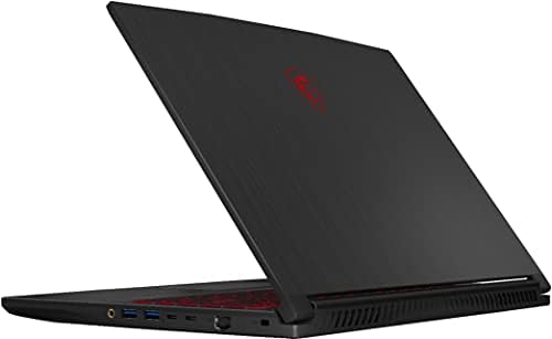 2021 MSI GF65 Laptop para jogos, exibição de 15,6 FHD 144Hz IPS, Processador Intel Six-Core I5-10500H,