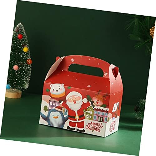 Cabilock 60 PCs Cardboard Holiday Creative Party Case Treat Pattern Food Cake Cookie Christmas para