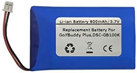 Starnovo 3.7V 800mAh Bateria de substituição para Golfbuddy Plus, DSC-GB100K, LI-B04-082242