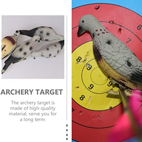 Milisten Christmas Dove Hunting Dragoys 3D Pigeon Target Target Starters Target Dove Shaped Alvos para o tiro