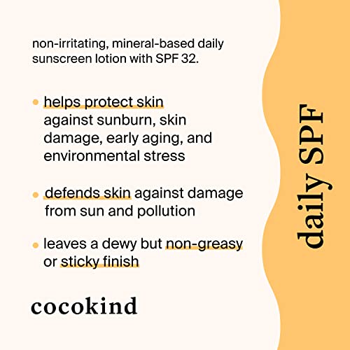 Cocokind Daily SPF, protetor solar face, protetor solar mineral com óxido de zinco, protetor solar seguro
