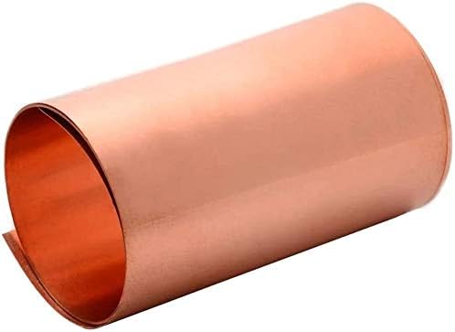 Yiwango Pure Copper Foil Folha de cobre Placa de placa de metal Corte Material de trabalho Rolls-
