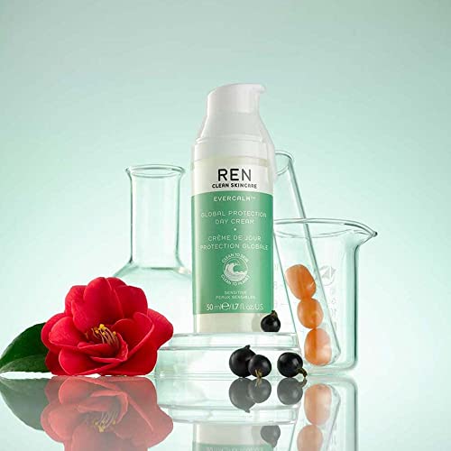 Ren Clean Skincare Evercalm Global Protection Day Cream e Redness Relief Serum - Calma e acalma