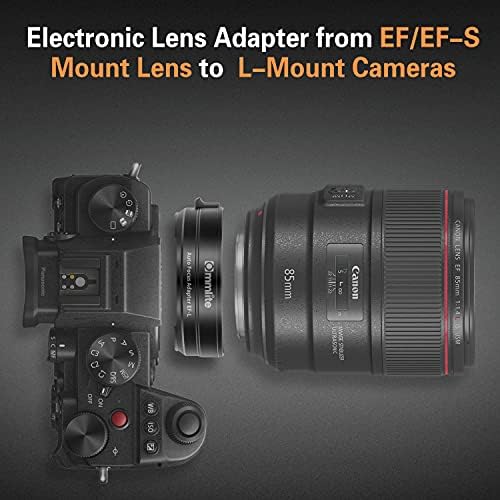 Commlite CM-EF-L Adaptador de lentes AF para lente Canon EF/ EF-S para L Mount Cameras, Lens