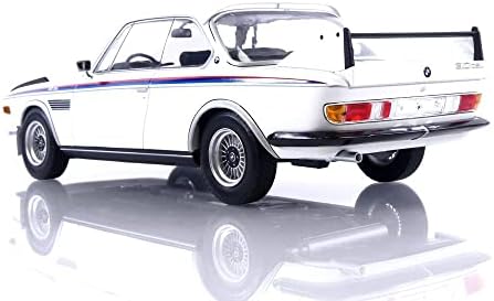 Minichamps 1973 3.0 CSL Branco com Red e Blue Stripes Limited Edition para 600 peças em todo o mundo 1/18 Diecast Model Car 155028136