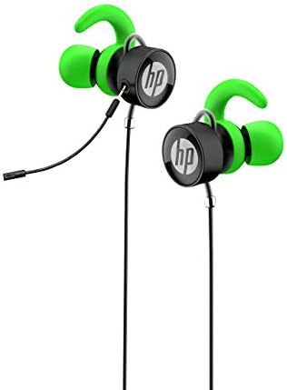 Fones de ouvido de jogos HP PS4 em fones de ouvido com microfones, fones de ouvido estéreo com microfone duplo destacável e controle de volume para dispositivos móveis, Xbox One, PS4, PC