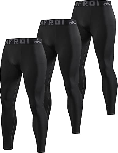 Lafroi Men's Quick Dry Cool Compression Fit Tights Leggings WALABLABLE-EYSK08