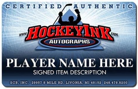 Brian Rafalski assinou o Stanley Cup campeão de 2003 Puck - New Jersey Devils - Pucks autografados da NHL