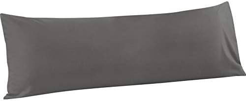 Flxxie 1 Pacote de travesseiros de corpo de microfibra, 1800 travesseiro super macio com fechamento