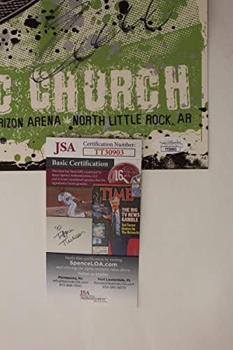 ERIC IGREJA Autograph 9x24 Poster de turnê de concertos - Sole, Sweat & Beers Tour North Little Rock,