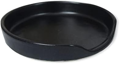 Roro minimalista empilhável Cerâmica colher de cozinha Rest & Spatula Solder, preto fosco, pequeno balcão, conjunto