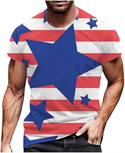 Lcepcy mass Cool camisetas de bandeira americana Casual Crew pescoço de manga curta T Camisetas 2023 Caminhadas atléticas de treino de verão
