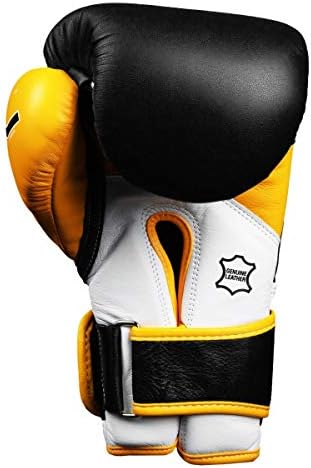 Título Boxing Gel World V2T Bag luvas, preto/dourado/branco, pequeno