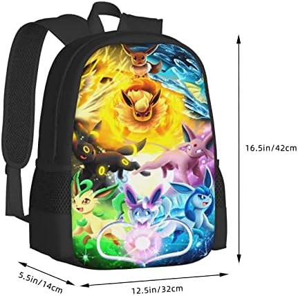 NSMB Anime Kawaii Monsters Backpack Cartoon Pattern School Backpack, Bagcon -school para adolescente