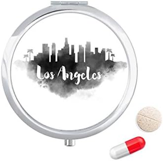 Los Angeles America Ink City Pintura de pílula Caixa de bolso de bolso Caixa de armazenamento Distribuidor