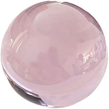 GREST_SOURCE 50mm Crystal Glass Ball Ornaments, K9 Solid Glass Spheres Bolas Bola de adivinhação