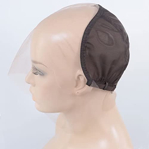 13x6 Caps de peruca de renda para fazer perucas com diretrizes de correias ajustáveis ​​Fundação