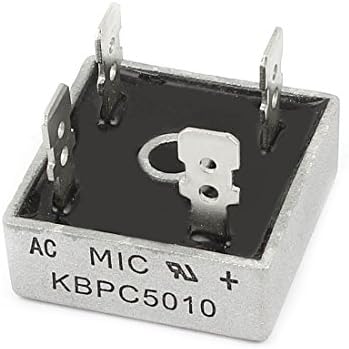 Aexit 1KV 50A Interfaces KBPC5010 1 Fase Diodo meio ondulado Sep Transceptores de frequência de radiografia Retificador de ponte