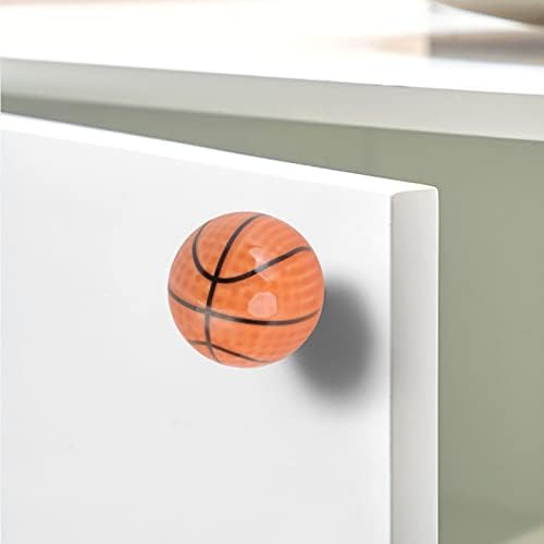 Ftvogue 3 Defina a gaveta de basquete Cabinete cozinha botões caseiros tipo Ball Holdre