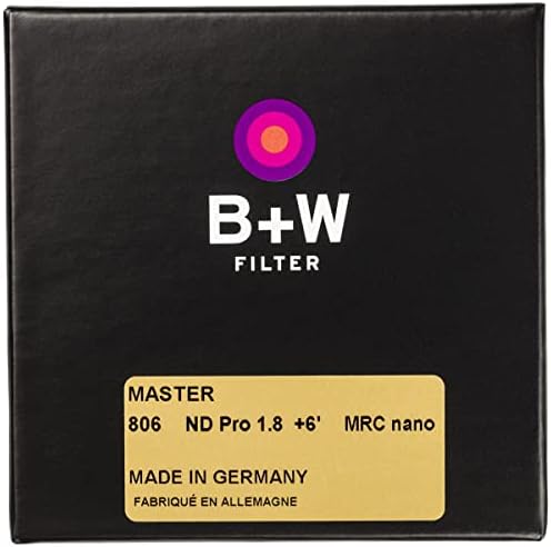 B+W 67mm densidade neutra mestre 1.8 filtro de vidro nano 806m MRC