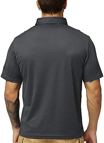 Mier Men's Outdoor Performance Tactical Camisetas longas e curtas de manga curta, que bebem umidade,