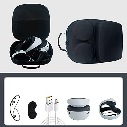 Carregando bolsa de armazenamento de estojo para PS VR2 Hesdset, Bola portátil de viagens de caixa