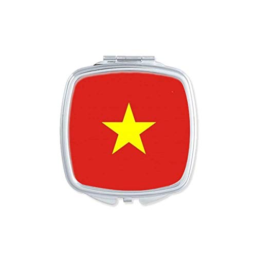 Vietnã Nacional Flag Ásia Country espelho portátil composição de bolso portátil Vidro de dupla face