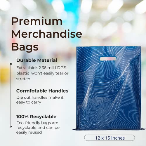 Arco -íris e lírios 100 sacos de mercadorias 12x15 - sacos plásticos com alças, sacolas de compras
