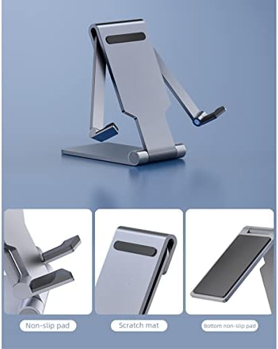 Renslat Stand Phone Stand Ajustável Desk para comprimido de comprimido Celular do telefone dobrável
