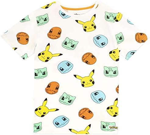 Pokemon Boys Charmander Squirtle e Pikachu camisetas 2 pacote para crianças