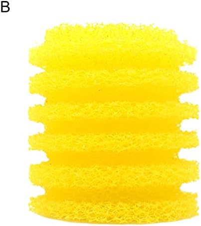 Luwsldirr filtro esponja amarelo tanque de peixe arredondado esponja mais espessa b