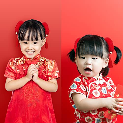 1 par meninas meninas chinês clipes de garra de cabelo novo clipes de cabelo de bebê clipes de jacarés acessórios